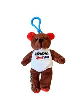 DreamCO Mike Larocco Bear #5 Teddy Plush Keychain Motocross O’Neal RARE Vintage